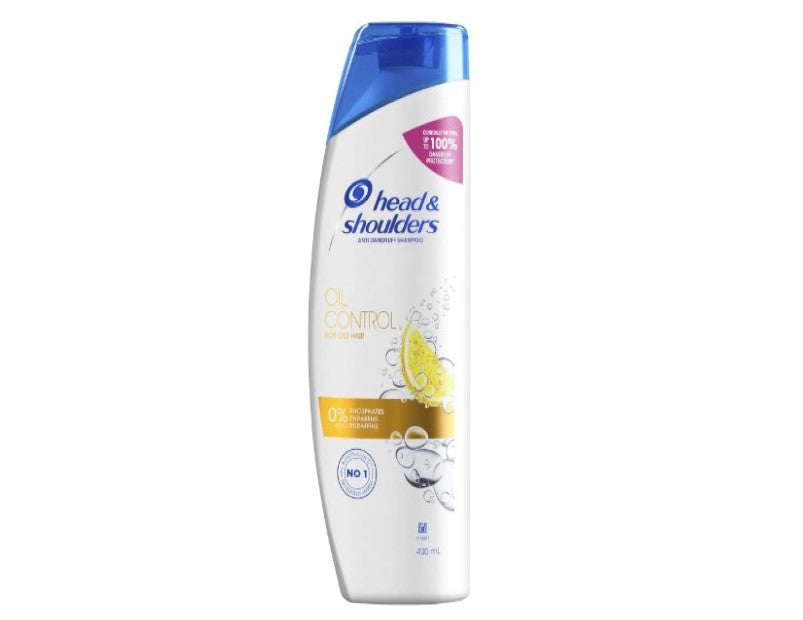 Head & Shoulders Oil Control with Lemon Extract Anti-Dandruff Shampoo, 400 ml