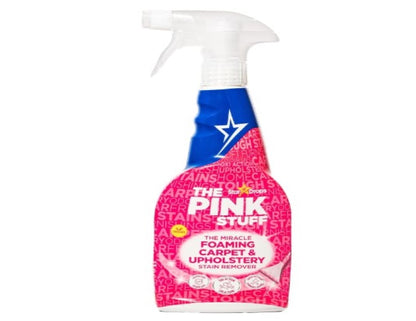 The Pink Stuff Miracle Foaming Carpet and Upholstery Stain Remover  - Suitable for White and Coloured Carpet