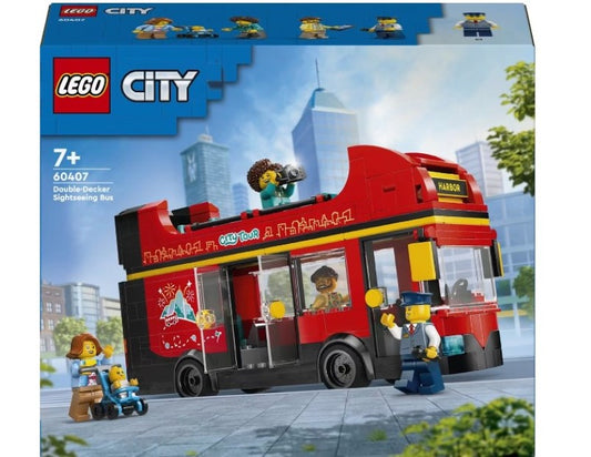 LEGO City Great Vehicles Red Double-Decker Sightseeing Bus 60407