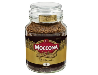 Moccona Classic Dark Roast Freeze Dried Instant Coffee, 200g