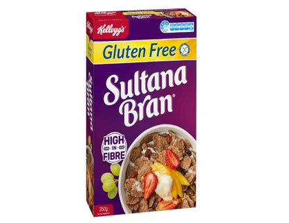 Kellogg's Kelloggs Sultana Bran Gluten Free High Fibre Cereal 350