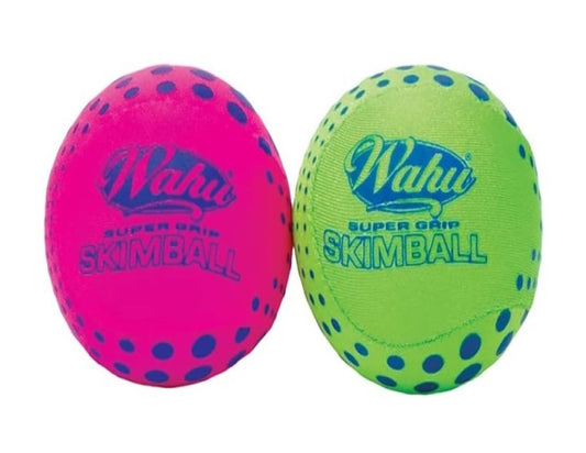 Wahu Super Grip Skimball, 6 cm Diameter (Pack of 2), Pink/Green