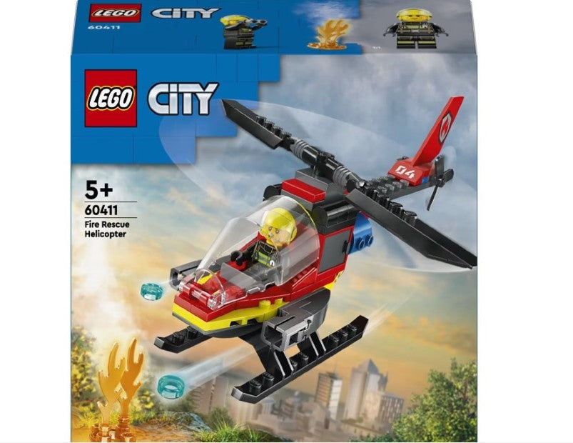 LEGO City Fire Rescue Helicopter 60411