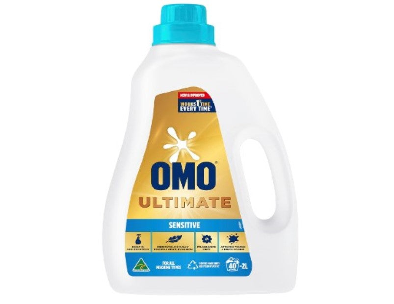 OMO Ultimate Sensitive Front & Top Loader Laundry Liquid 2 L