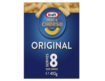 Kraft Mac and Cheese Original Pasta Easy Microwaveable Macaroni Instant Pasta Quick Meal 410g