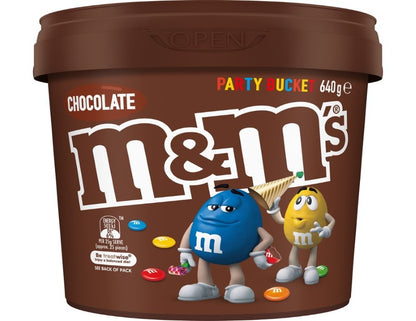 M&M's Milk Chocolate Snack & Share Party Bucket 640g