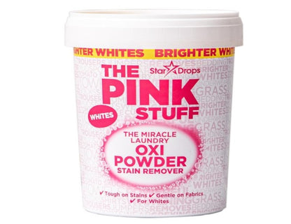 The Pink Stuff Oxi Powder Stain Remover - Whites, 1 kilograms