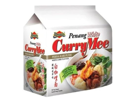 Ibumie Penang White Curry Mee Instant Noodles 4 Packet, 420 g