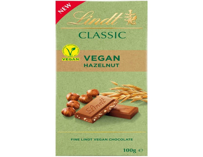 Lindt Classic Vegan Hazelnut Chocolate 100g