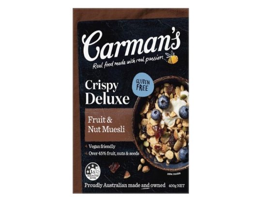 Carman's Crispy Deluxe - Fruit & Nut Muesli, 400g