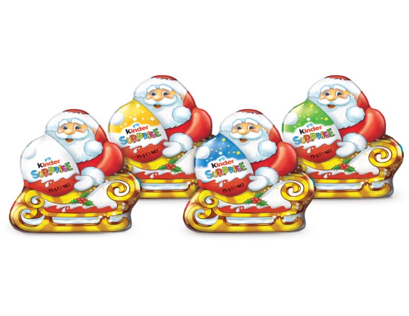 Kinder Surprise Santa Milk Chocolate 75g - 2 Pack