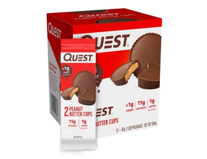 Quest Nutrition Peanut Butter Cups, High Protein, Low Carb, Keto Friendly, 12 Count