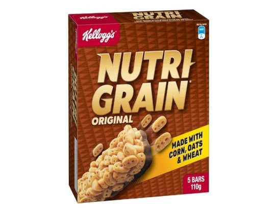 Kellogg's Nutri-Grain Original Cereal Snack Bars, 5 x 22g