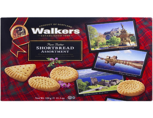 Walker's Shortbread Assortment 'Postcards from Scotland' 320g