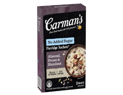 Carman's Almond, Pecan and Hazelnut Porridge Sachets 320 g