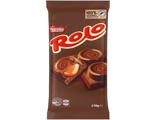 Nestle Rolo Chocolate Block 170g - 2 Pack