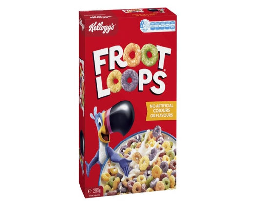 Kellogg's Froot Loops Breakfast Cereal, 285g