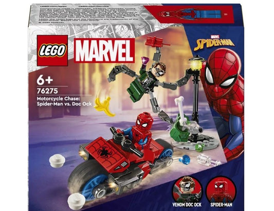 LEGO Super Heroes Marvel Motorcycle Chase: Spider-Man vs. Doc Ock 76275