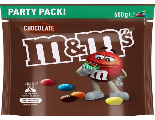 M&M’S Milk Chocolate Bulk Chocolate Party Pack 680g