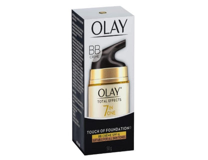 Olay Total Effects Touch of Foundation Face Cream Moisturiser Spf 15, 50g