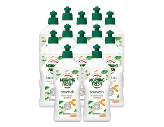 Morning Fresh Ultra Concentrate Botanicals Lemon Myrtle and Mandarin Dishwashing Liquid, 350 ml (Pack of 12)