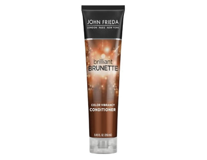 John Frieda Brilliant Brunette Colour Protecting Moisturising Conditioner, 8.45 oz, 250 ml