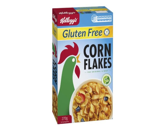 Kellogg's Corn Flakes Gluten Free Breakfast Cereal 270 g