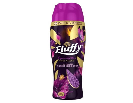 Fluffy Laundry In-Wash Scent Booster Beads, 500g, Spice Allure, Fragrance Temptations