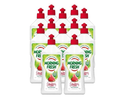 Morning Fresh Strawberry and Guava Dishwashing Liquid, 400 ml (Pack of 12)