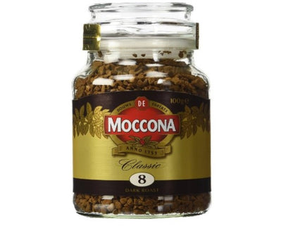 Moccona Classic Dark Roast Freeze Dried Instant Coffee, 100g