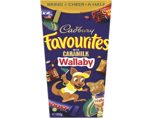 Cadbury Favourites Caramilk Wallaby Chocolate Box 820g