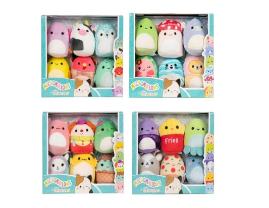 6 Pack The Orginal Squishmallows Micromallows - Assorted