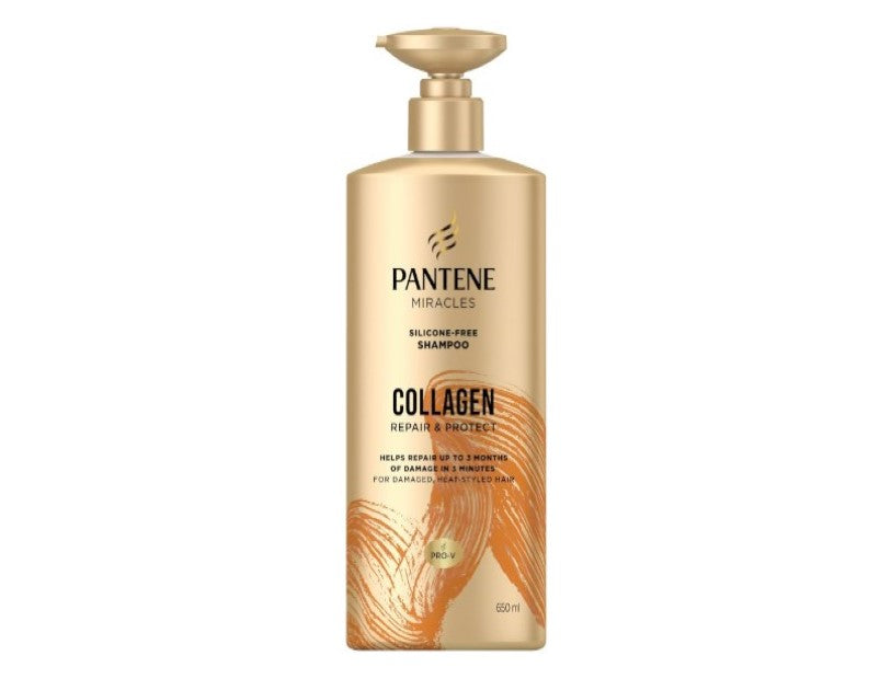 Pantene Miracles Collagen Repair and Protect Silicone-Free Shampoo 650 ml