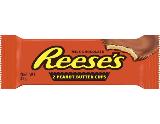 Reese's Peanut Butter Cup Milk Chocolate Bar 42g - 3 Pack