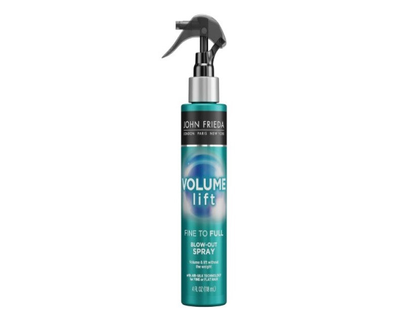 John Frieda Luxurious Volume Fine to Full Blow-Out Spray for Fine Hair, Root Booster Volumizing Spray, 4 Ounce, 118 ml