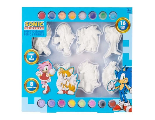 Sonic The Hedgehog Paint Your Own Sonic and Friends Kit