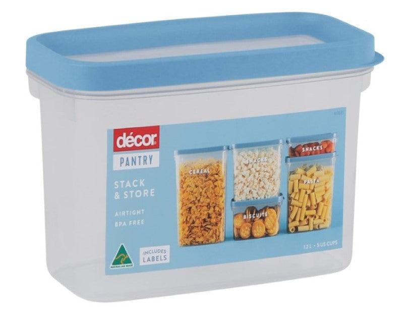 Decor Pantry Stack & Store Oblong, 1.2 Litre Capacity