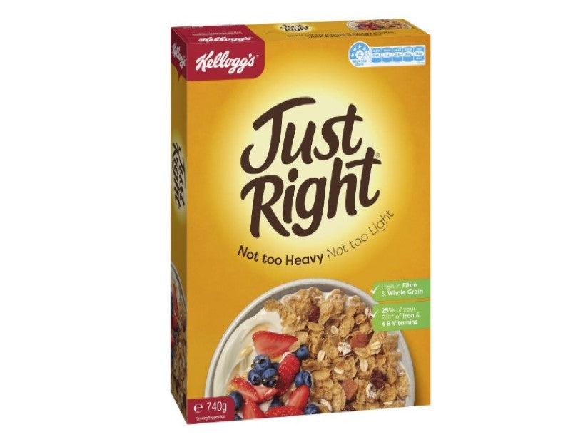 Kellogg's Just Right Apricot and Sultana Breakfast Cereal, 740g