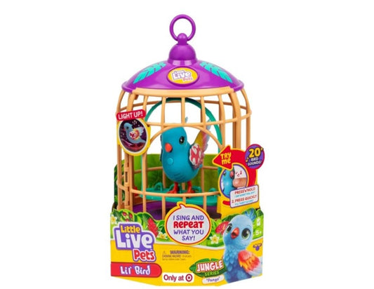 Little Live Pets Lil' Bird & Cage - Jungle Series Pango