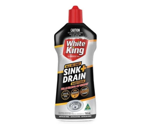 White King Sink Plus Drain Sanitiser 750 ml