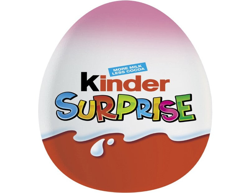 Kinder Surprise Chocolate Egg 20g - Pink - 3 Pack