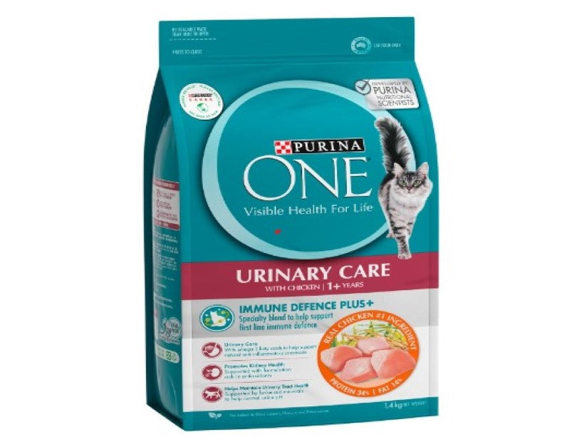 PURINA ONE Adult Dry Cat Food Urinary Care Chicken 1.4kg