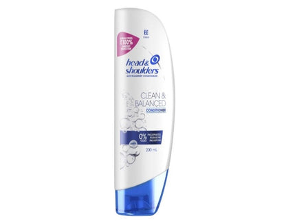 Head & Shoulders Clean and Balanced Anti Dandruff Conditioner, 200ml