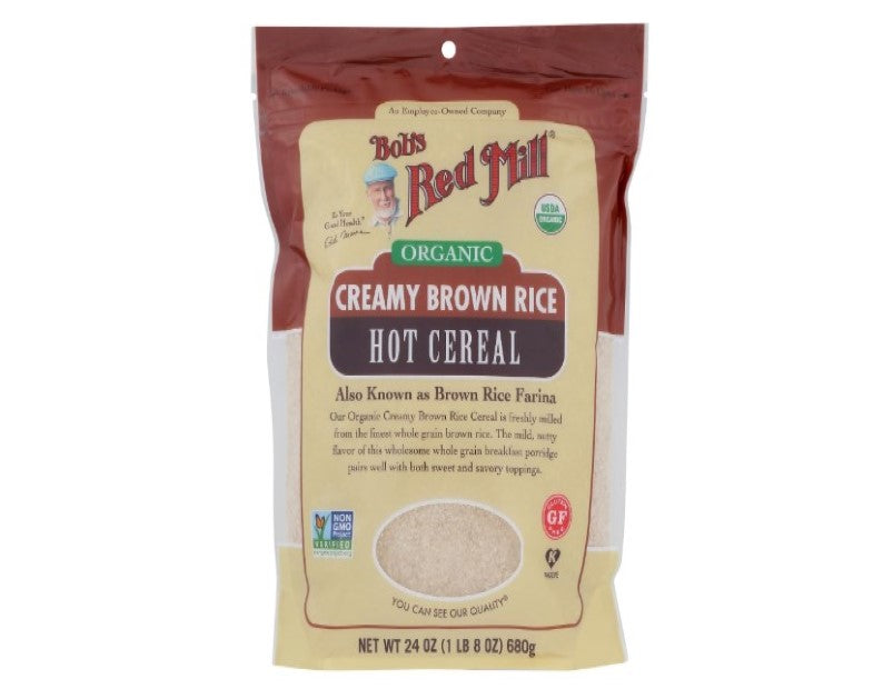 Bob's Red Mill Organic Brown Rice Creamy Rice Hot Cereal, 680 g