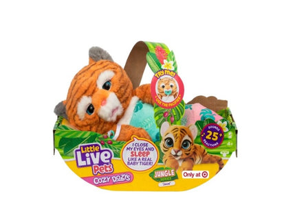 Little Live Pets Cozy Dozys - Jungle Series Java The Tiger