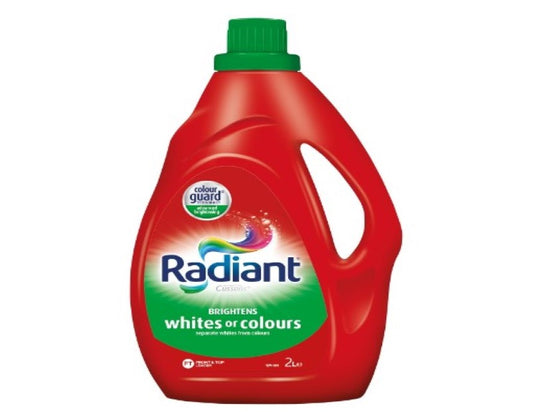 Radiant Liquid Laundry Detergent for Whites or Colours, 2L