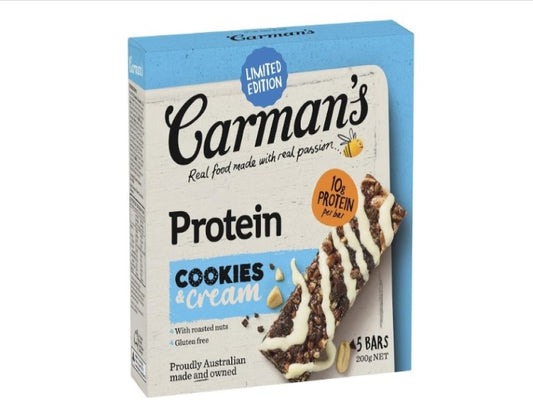 Carman's Cookies & Cream Protein Bar 200 g