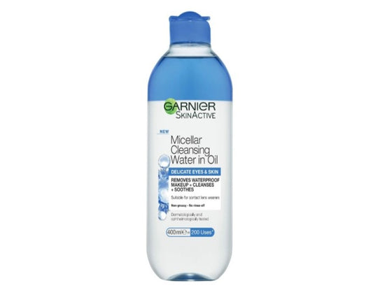 Garnier SkinActive Micellar Cleansing Water in Oil Delicate Eyes & Skin 400ml