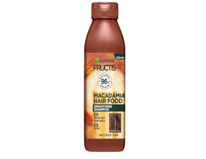 Garnier Fructis, Shampoo, Cleansing And Smoothing, Hair Food Macadamia, 350ml