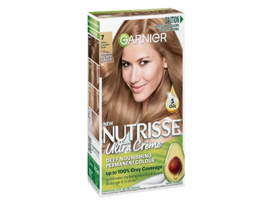 Garnier Nutrisse Permanent Hair Colour 7.0 Almond Crème